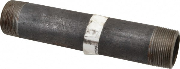 Value Collection 11/2228.6BLKBN80 1-1/2" Black Pipe Nipple 9" Long, Schedule 80