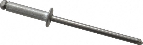 Marson M40321 Open End Blind Rivet Button Head, Aluminum Body, Steel Mandrel