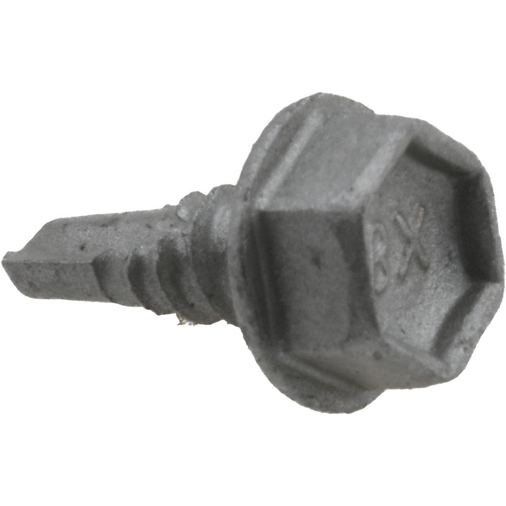 ITW Buildex 560007 #10, Hex Washer Head, Hex Drive, 1/2" Length Under Head, #3 Point, Self Drilling Screw
