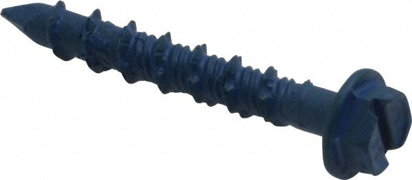 Red Head 3139407 Concrete & Masonry Fastener 3/16" Dia, 1-1/4" Length Under Head, Hex Drive