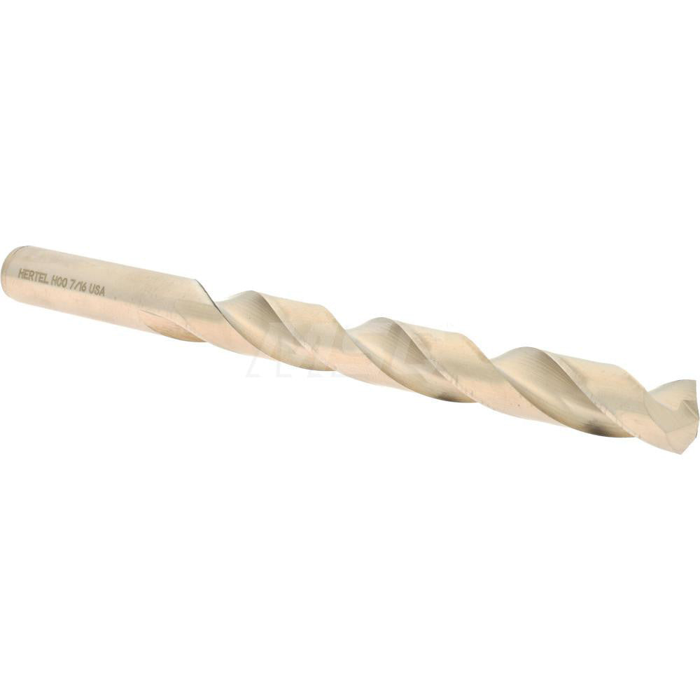 Hertel 04138434 Jobber Length Drill Bit 7/16" (0.4375) Dia, 135 deg, Cobalt