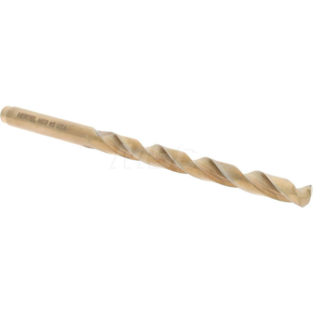 Hertel 04138525 Jobber Length Drill Bit #5 (0.2055) Dia, 135 deg, Cobalt
