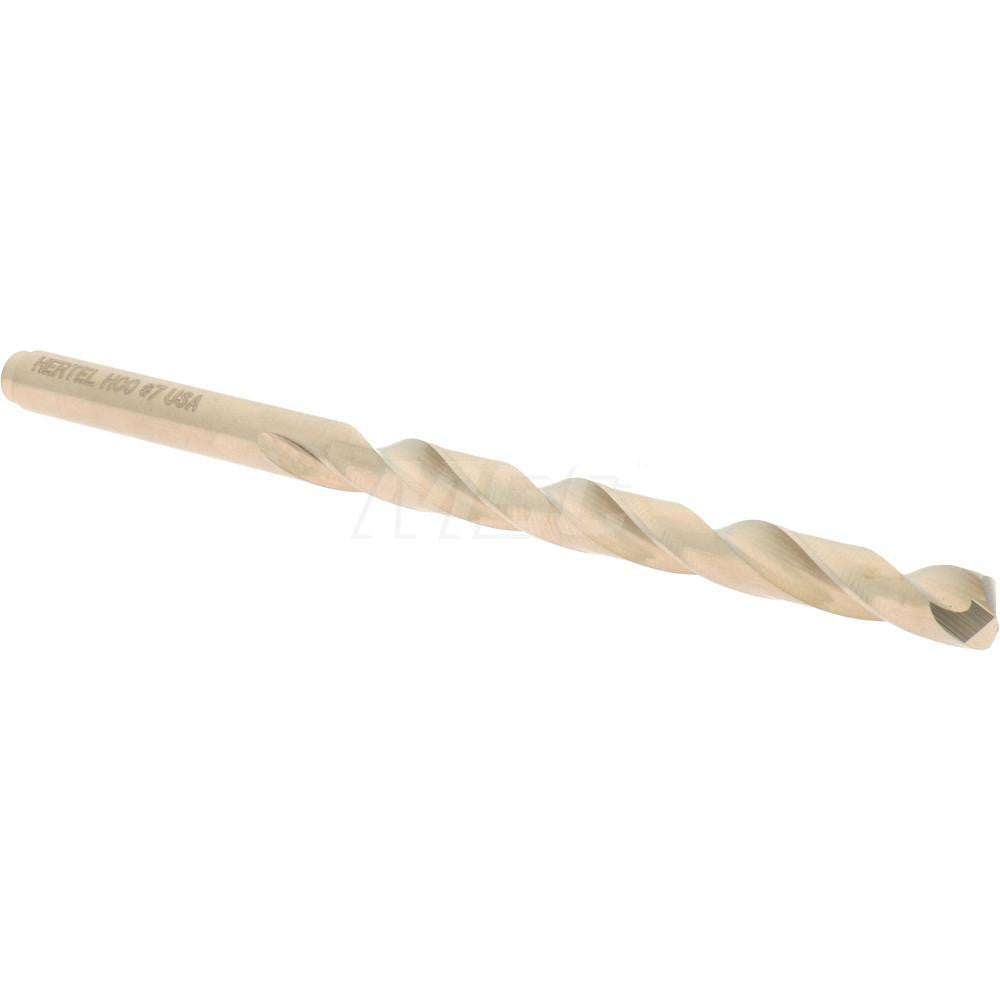 Hertel 04138541 Jobber Length Drill Bit #7 (0.2010) Dia, 135 deg, Cobalt
