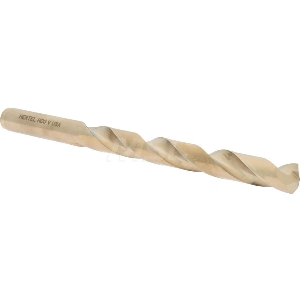 Hertel 04139499 Jobber Length Drill Bit Letter V (0.3770) Dia, 135 deg, Cobalt