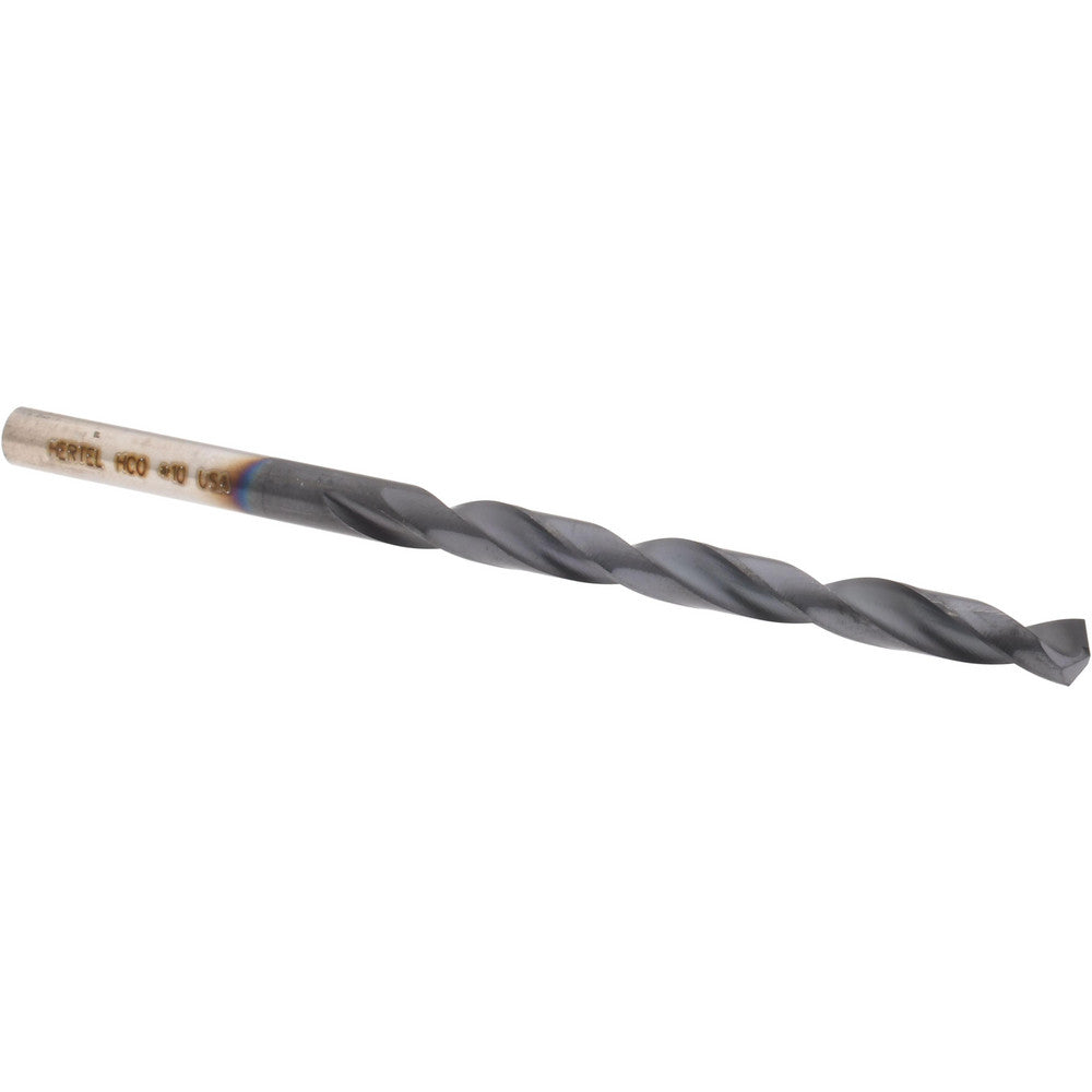 Hertel 4140042 Jobber Length Drill Bit #10 (0.1935) Dia, 135 deg, Cobalt