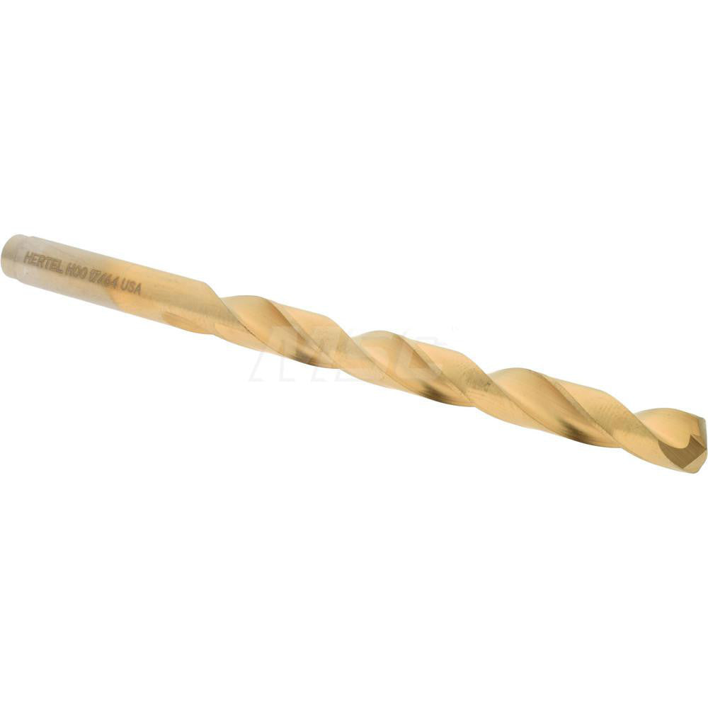 Hertel 04141081 Jobber Length Drill Bit 17/64" (0.2656) Dia, 135 deg, Cobalt