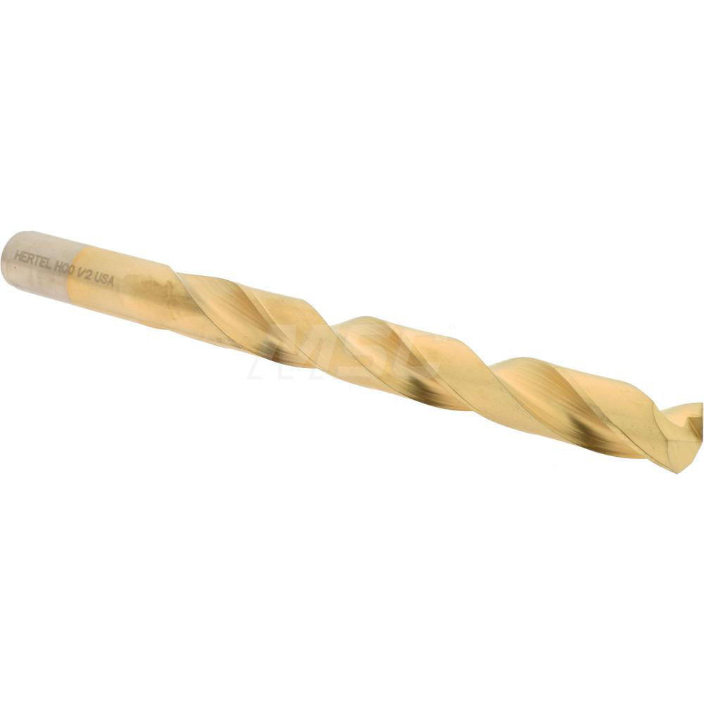 Hertel 04141230 Jobber Length Drill Bit 1/2" (0.5000) Dia, 135 deg, Cobalt