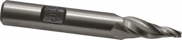 AWARD CUTTER CO., INC. T-103 Tapered End Mill 10 deg Angle per Side, 3/32" Small Dia, 3/4" LOC, 3 Flute, High Speed Steel, Square End