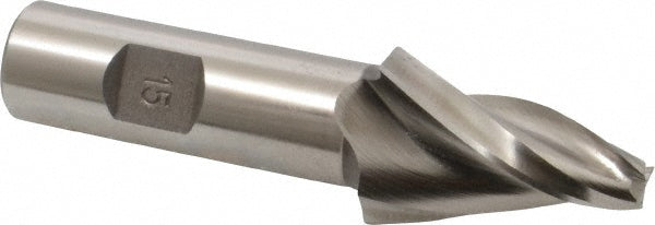 AWARD CUTTER CO., INC. V-506 Tapered End Mill 15 deg Angle per Side, 5/16" Small Dia, 1-1/2" LOC, 3 Flute, High Speed Steel, Square End