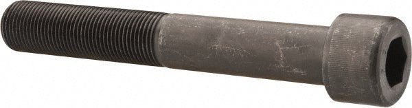 Value Collection 581704BR Hex Socket Cap Screw 1-12, 7" Length Under Head, Alloy Steel, Black Oxide Finish