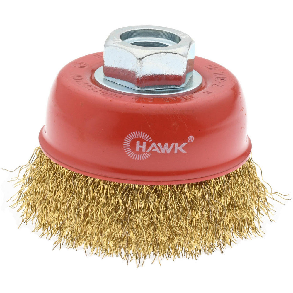 Value Collection S04186144 Cup Brush 3" Dia, 0.012" Wire Dia, Steel, Crimped