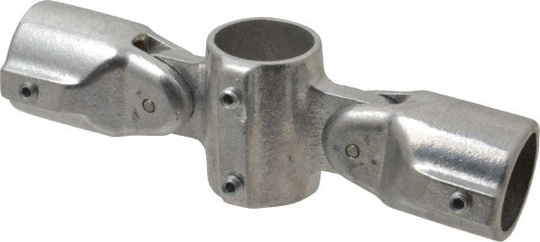 Hollaender 19-7 1-1/4" Pipe, Adjustable Cross Assembly, Aluminum Alloy Cross Pipe Rail Fitting