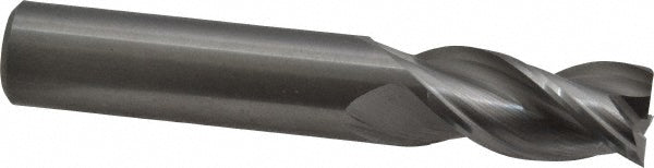Kennametal 3866202 Square End Mill 1/2'' Dia, 1'' LOC, 1/2'' Shank Dia, 3'' OAL, 3 Flutes, Solid Carbide