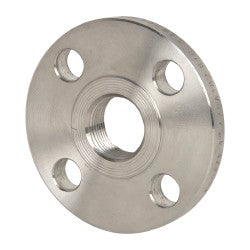 Merit Brass A435-16 1" Pipe, 4-1/4" OD, Stainless Steel, Threaded Pipe Flange
