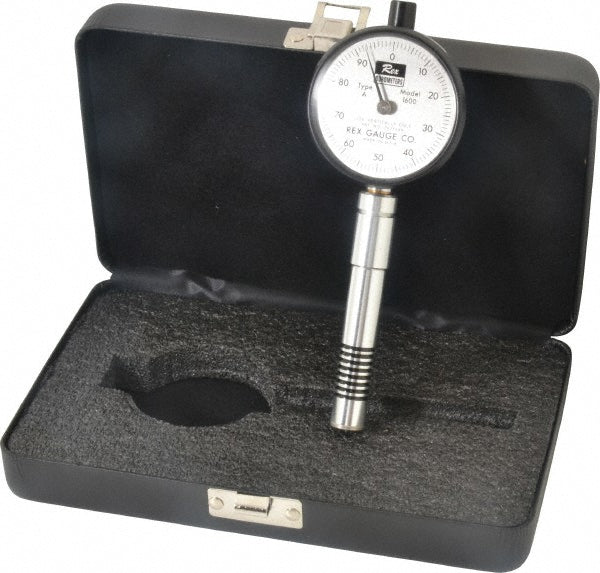 Rex Gauge Company 1600-A 0 to 100 Durometer Portable Dial Hardness Tester