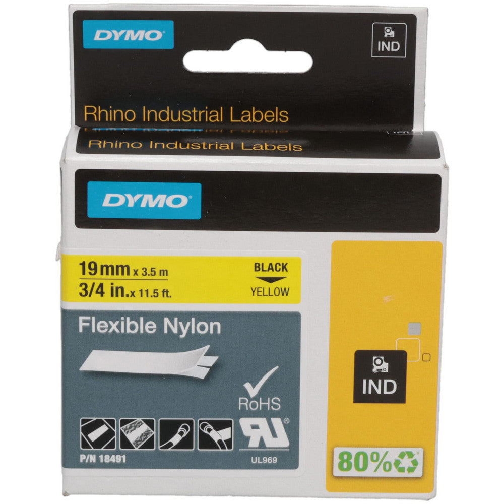Rhino 18491 Flexible Tape 11.5', Nylon, Yellow