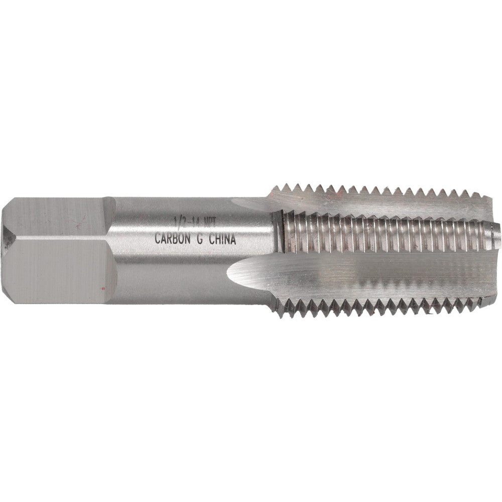 Value Collection JY4350054 Standard Pipe Tap 1/2-14, NPT, 4 Flutes, Carbon Steel, Bright/Uncoated