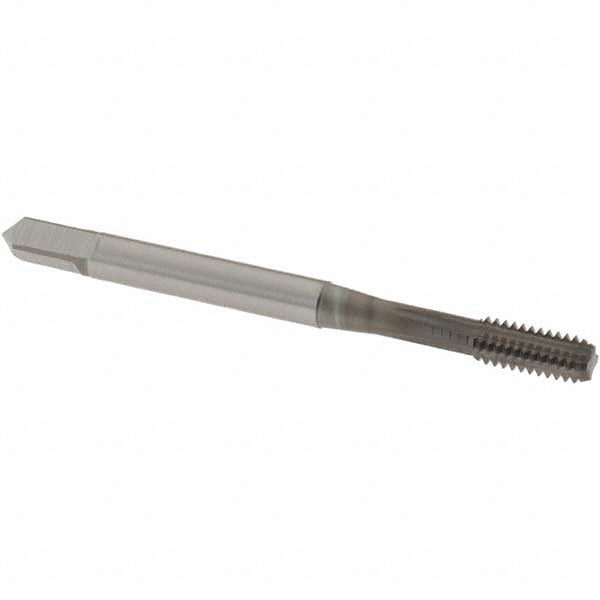 OSG 3145903 Straight Flute Tap #8-32 UNC, 4 Flute, Bottoming Chamfer, 2B Class of Fit, Cobalt, Nitride Finish