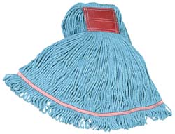 Rubbermaid FGC15306BL00 Wet Mop Loop Large, Blue Mop, Blended Fiber