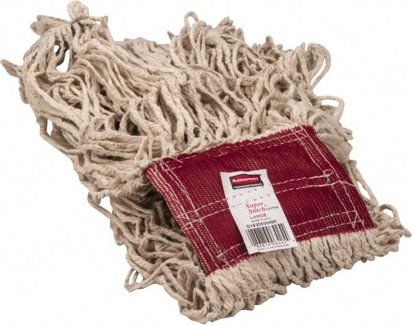 Rubbermaid FGD15306WH00 Wet Mop Loop Side Loading, Large, White Mop, Cotton