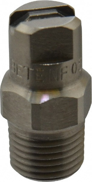 Bete Fog Nozzle 1/8NF0590@5 Stainless Steel Standard Fan Nozzle 1/8" Pipe, 90 ° Spray Angle