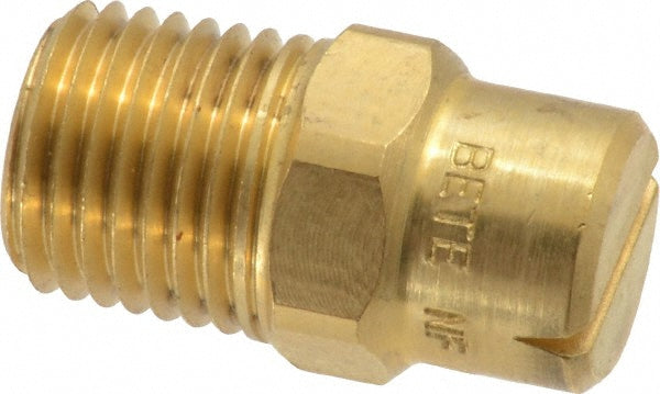Bete Fog Nozzle 1/4NF15120@4 Brass Standard Fan Nozzle 1/4" Pipe, 120 ° Spray Angle
