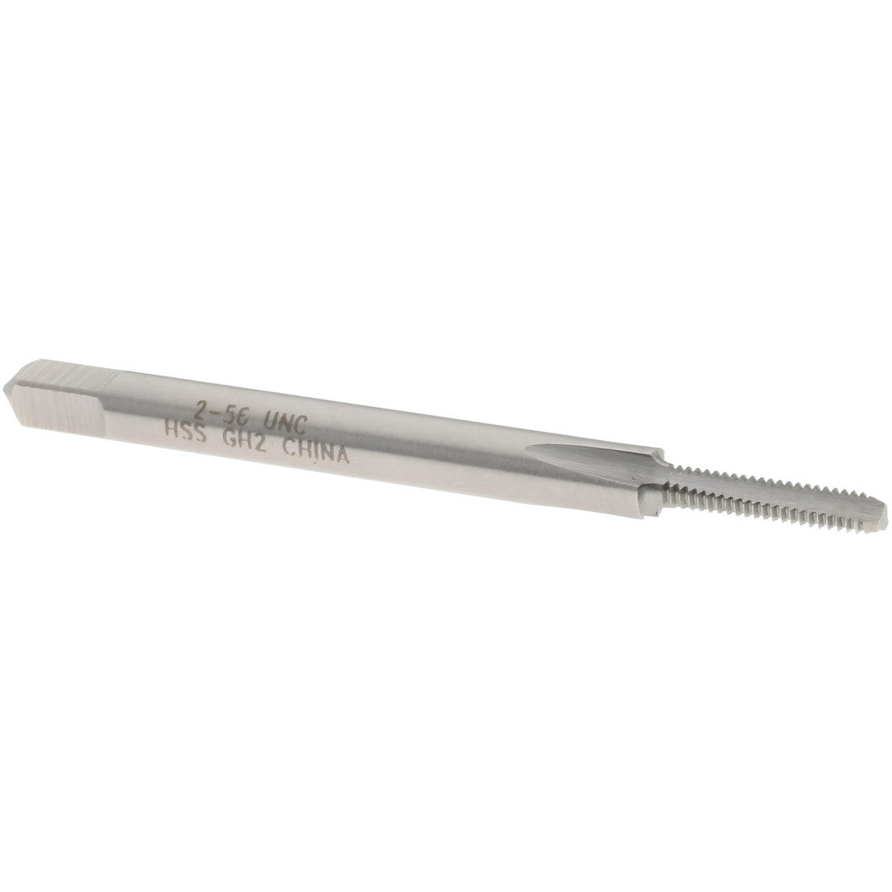 Value Collection MSC-04422572 Straight Flute Tap #2-56 UNC, 3 Flute, Bottoming Chamfer, 2B Class of Fit, HSS, Bright/Uncoated Finish