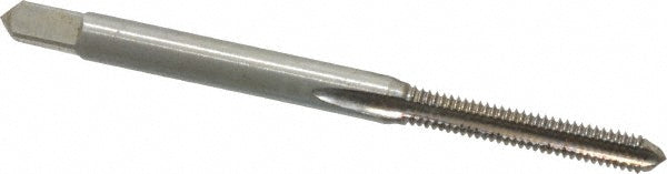 Value Collection MSC-04424495 Straight Flute Tap #4-48 UNF, 3 Flute, Bottoming Chamfer, 2B Class of Fit, HSS, Bright/Uncoated Finish