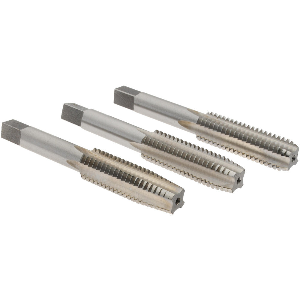 Value Collection MSC-04474169 Tap Set 1/2-13 UNC, 4 Flute, High Speed Steel, Bright Finish