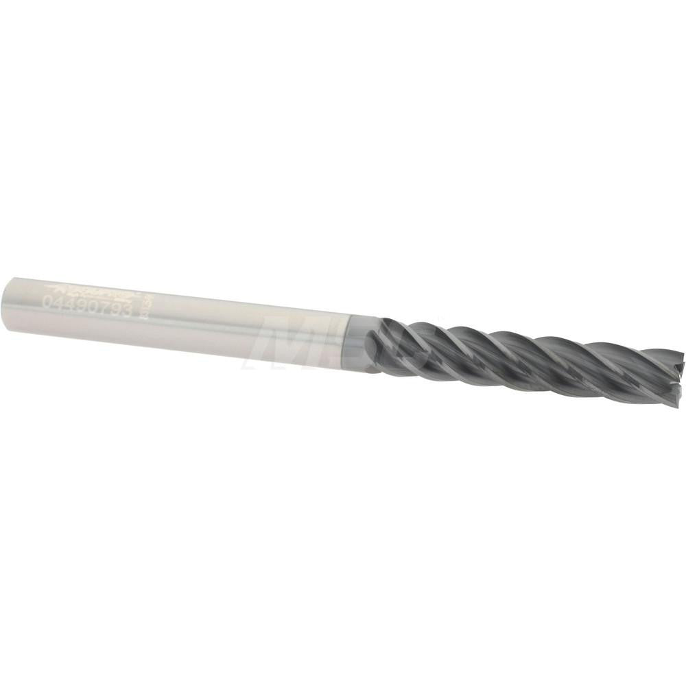 Accupro 95168301 Square End Mill 1/4" Dia, 1-1/4" LOC, 5 Flute, Solid Carbide