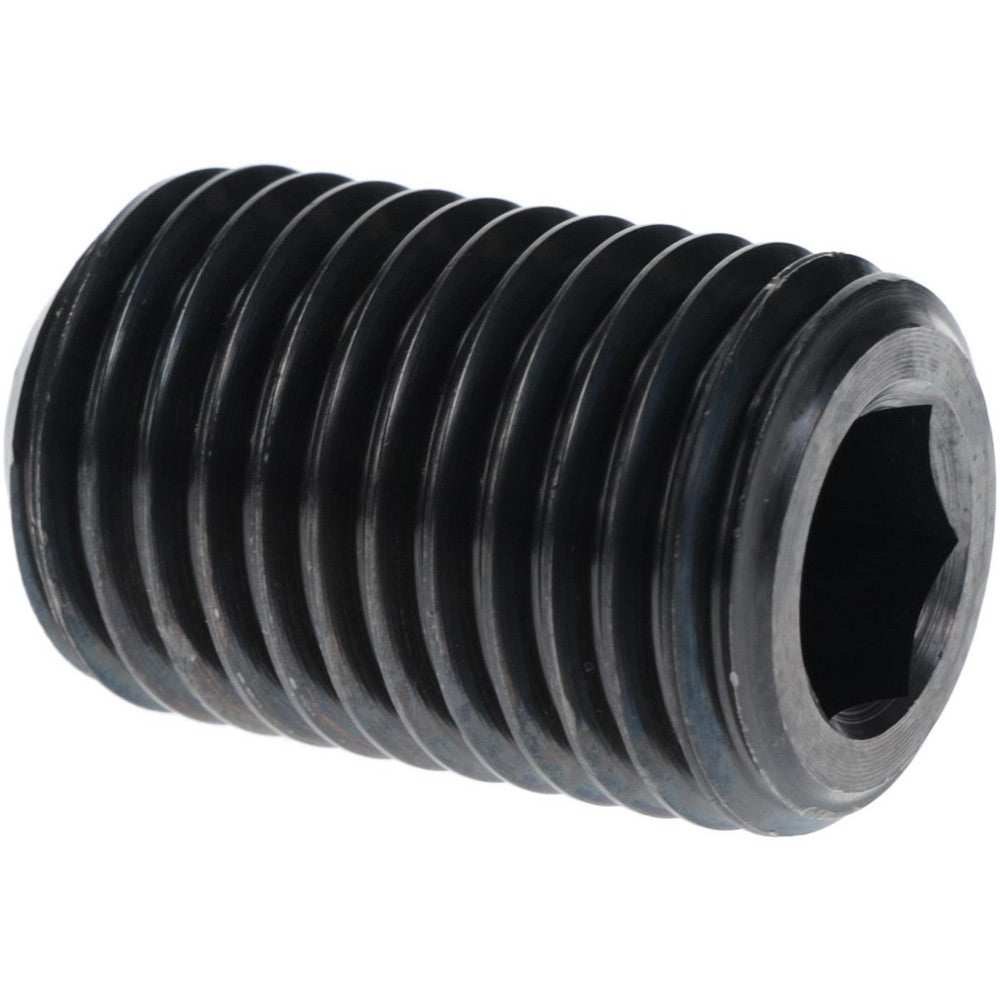 Value Collection 601549BR Set Screw 1-1/4-7, 2" Overall Length, Cup Point, Alloy Steel, Grade ASTM F912