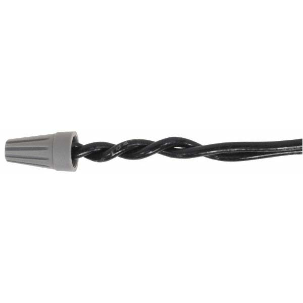 Ideal WT1-1 Standard Twist-On Wire Connector Gray, Flame-Retardant, 3 AWG