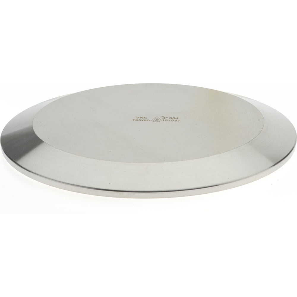 VNE EG16A4.0 Sanitary Stainless Steel Pipe End Cap 4", Clamp Connection
