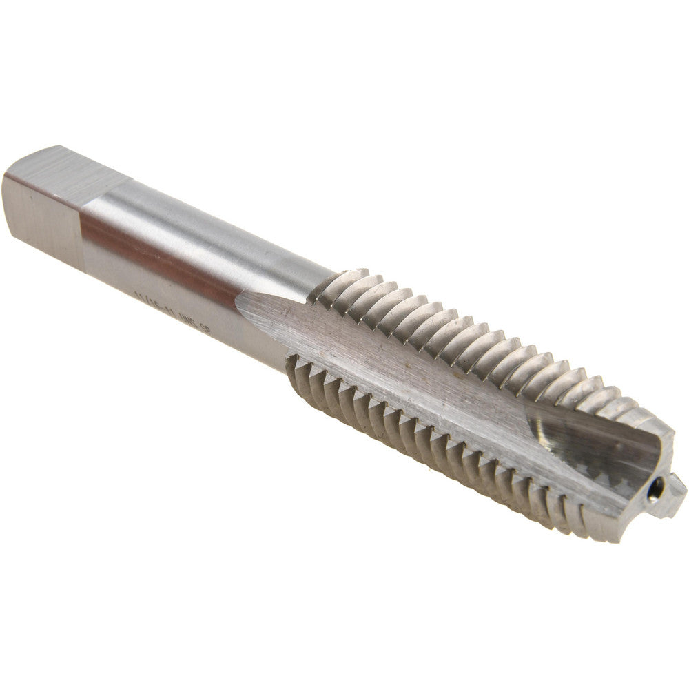 Value Collection MSC-04546412 Spiral Point Tap 11/16-11 UNS, 3 Flutes, Plug Chamfer, HSS, Bright/Uncoated Coated