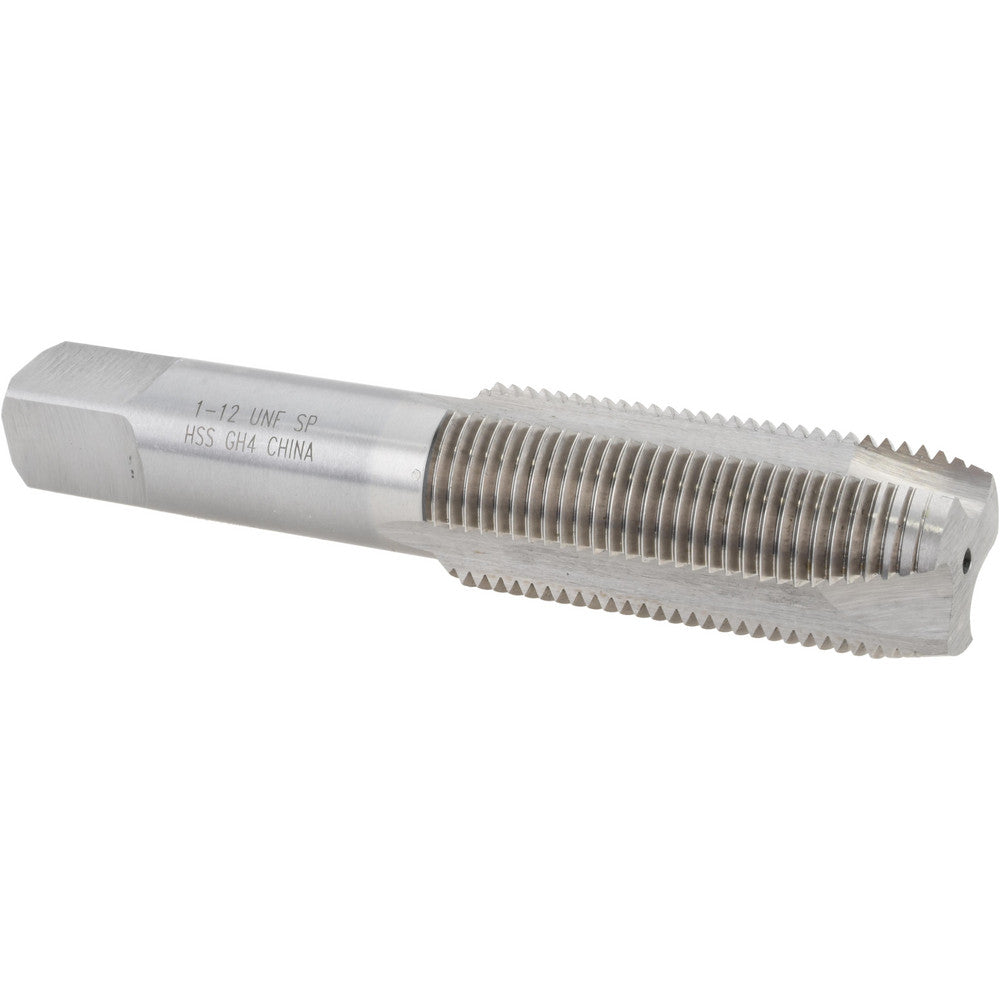 Value Collection MSC-04559126 Spiral Point Tap 1-12, UNF, 3 Flutes, Plug, 3B, High Speed Steel, Bright Finish