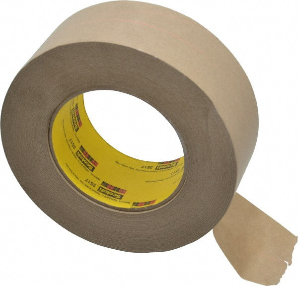 3M 7000088502 Masking Tape 2" Wide, 60 yd Long, 6.5 mil Thick, Brown