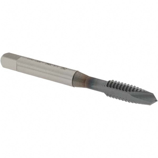 OSG 1590008 Spiral Point Tap 1/4-20 UNC, 2 Flutes, Plug Chamfer, HSS, TiCN Coated