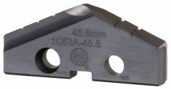 Allied Machine and Engineering 1C53A-45.5 Spade Drill Insert 45.50 mm Dia, Seat Size 3, Carbide, 132 deg Point