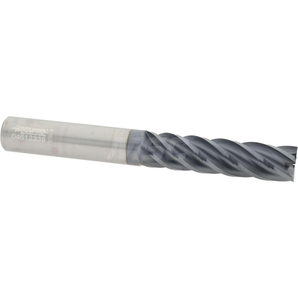 Accupro 95168294 Square End Mill 1/2" Dia, 2" LOC, 5 Flute, Solid Carbide