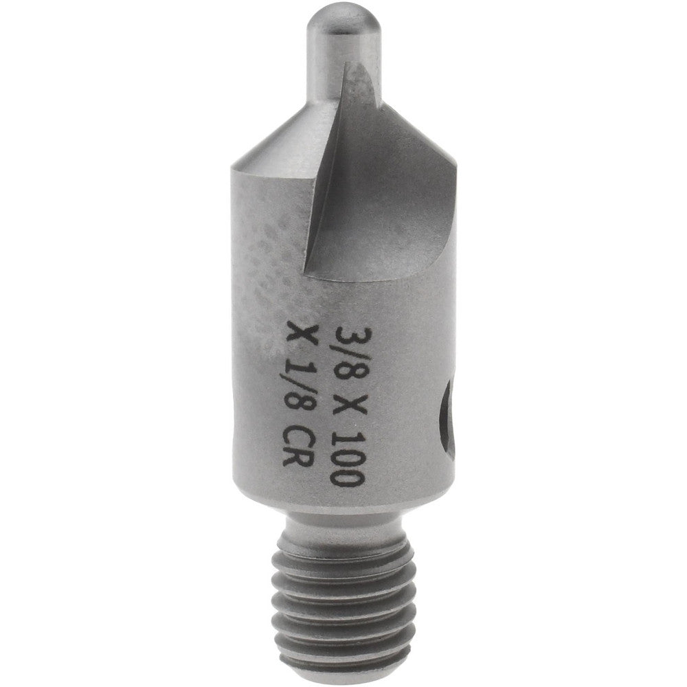 CRAIG TOOLS INC. 150-2-100-.1250 1-1/8" OAL, 3/8" Head Dia, 2 Flute, 100° Incl Angle, Integral Pilot, Adjustable Stop Countersink