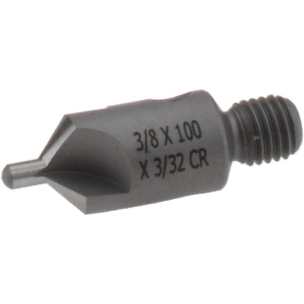 CRAIG TOOLS INC. 150-3-100-.0938 1-1/8" OAL, 3/8" Head Dia, 3 Flute, 100° Incl Angle, Integral Pilot, Adjustable Stop Countersink