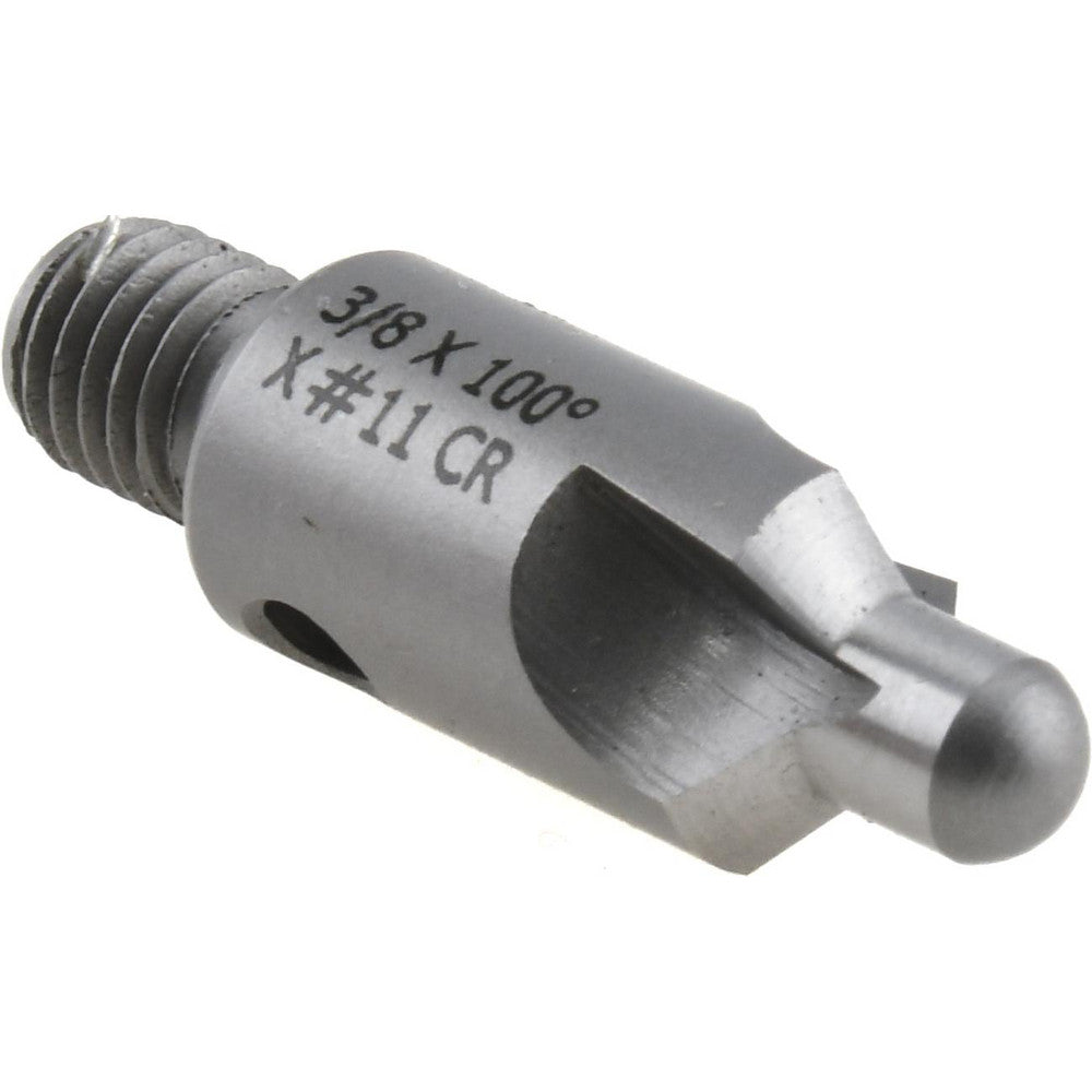 CRAIG TOOLS INC. 150-3-100-.1910 2-1/2" OAL, 3/8" Head Dia, 3 Flute, 100° Incl Angle, Integral Pilot, Adjustable Stop Countersink