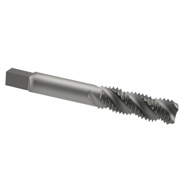 Value Collection MSC-04619425 Spiral Flute Tap 3/8-16 UNC, 3 Flutes, Bottoming, 3B Class of Fit, High Speed Steel, Bright/Uncoated