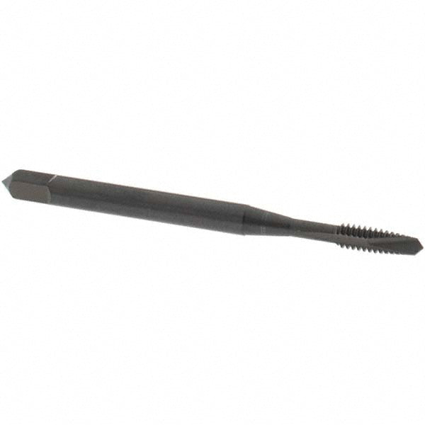 OSG 2880001 Spiral Point Tap #4-40 UNC, 2 Flutes, Plug Chamfer, 3B Class of Fit, HSS, Steam Oxide Coated
