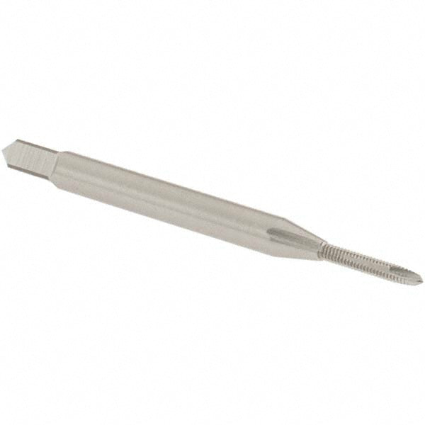 OSG 2884100 Spiral Point Tap #0-80 UNF, 2 Flutes, Plug Chamfer, 2B Class of Fit, HSS, Bright/Uncoated Coated