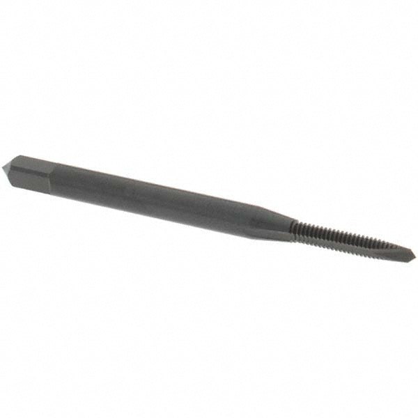 OSG 2884401 Spiral Point Tap #2-56 UNC, 2 Flutes, Plug Chamfer, 2B Class of Fit, HSS, Steam Oxide Coated