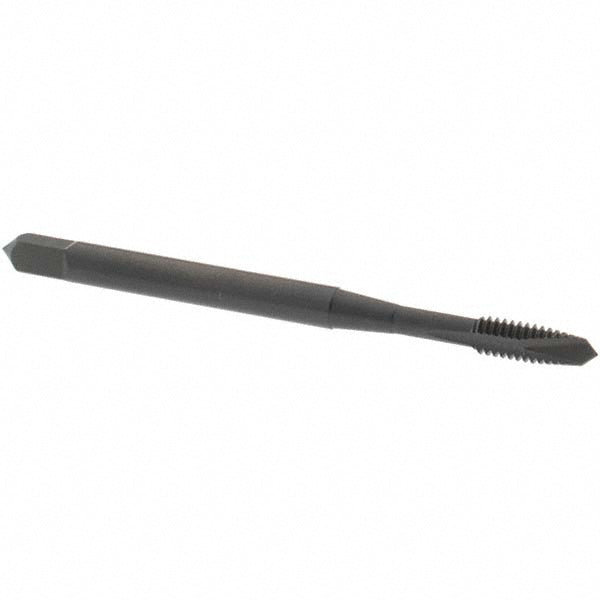 OSG 2886501 Spiral Point Tap #5-40 UNC, 2 Flutes, Plug Chamfer, 2B Class of Fit, HSS, Steam Oxide Coated