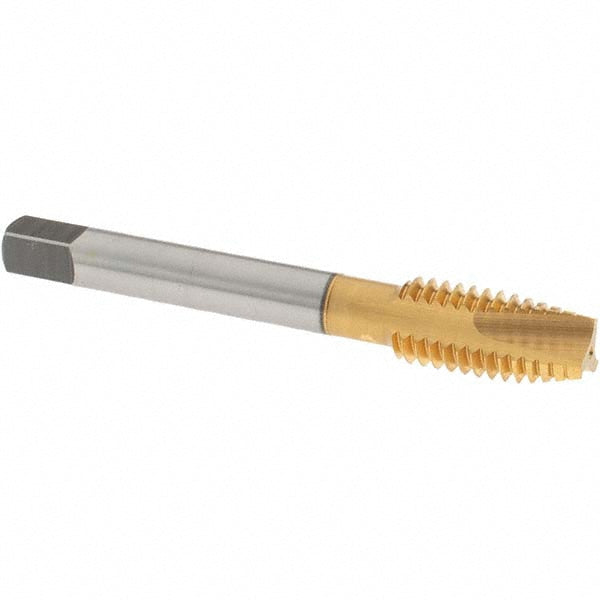 OSG 2886905 Spiral Point Tap 7/16-14 UNC, 3 Flutes, Plug Chamfer, 2B Class of Fit, HSS, TiN Coated
