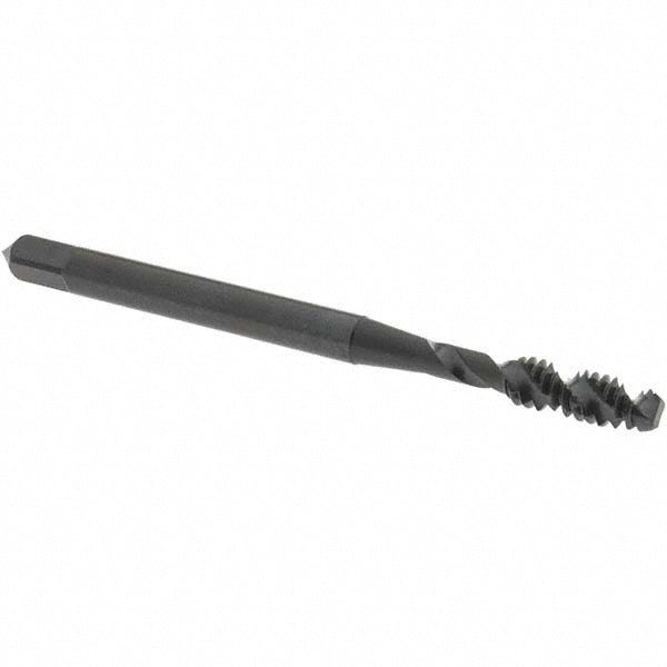 OSG 2985201 Spiral Flute Tap #6-32, UNC, 2 Flute, Bottoming Chamfer, 2B Class of Fit, High-Speed Steel, Oxide Finish
