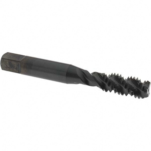 OSG 2986001 Spiral Flute Tap 3/8-16, UNC, 3 Flute, Bottoming Chamfer, 2B Class of Fit, High-Speed Steel, Oxide Finish
